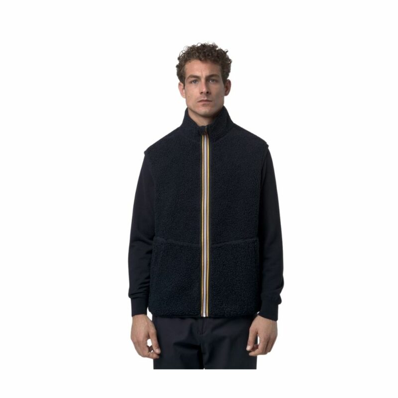 POLAIRE sherpa ZIppée k-way pascal marine blue depht réversible col montant chez sport aventure à Orange
