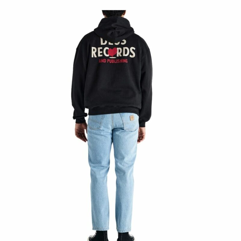 sweatshirt a capuche deus ex machina record black chez sport aventure à Orange