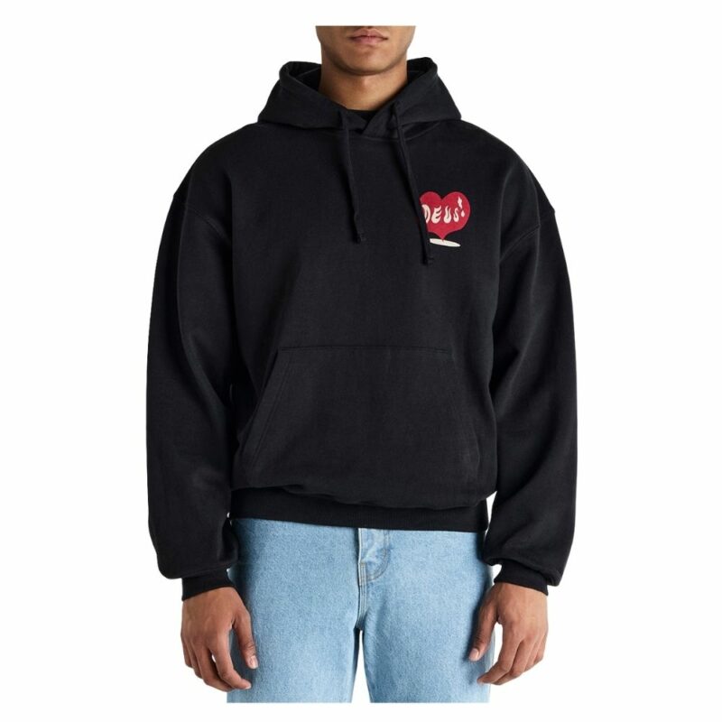 sweatshirt a capuche deus ex machina record black chez sport aventure à Orange