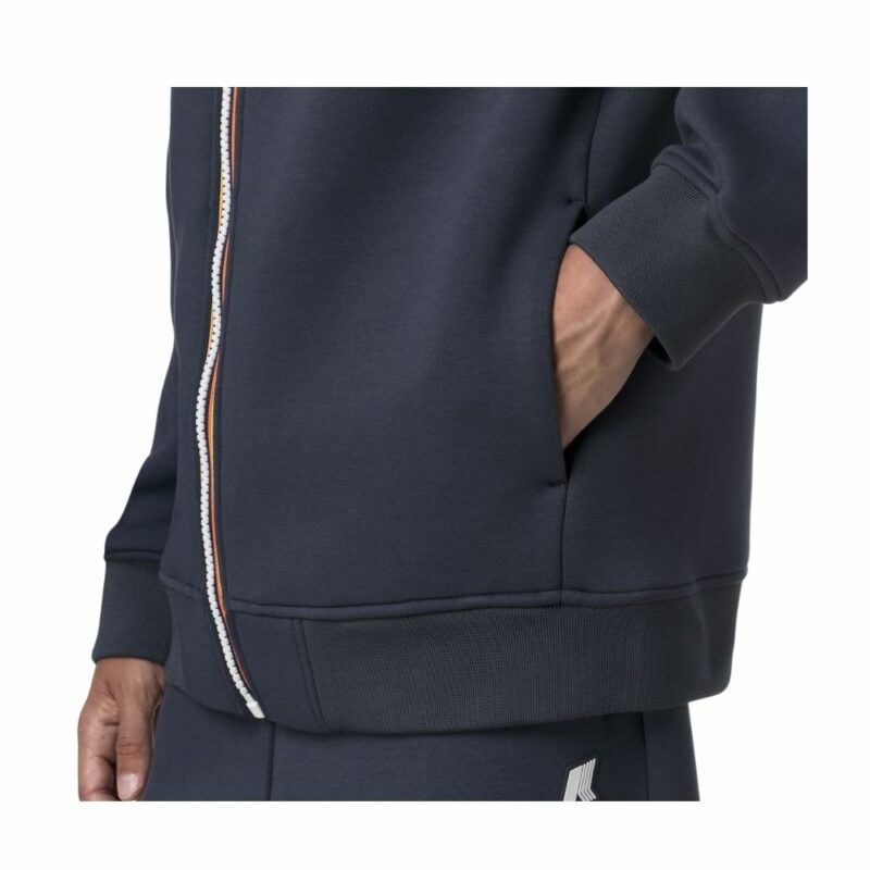 SWEAT zippé k-way a capuche rainer bleu airforce chez sport aventure à Orange