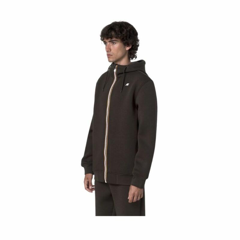 k-way sweat zippé a capuche rainer spacer brown chez sport aventure à Orange