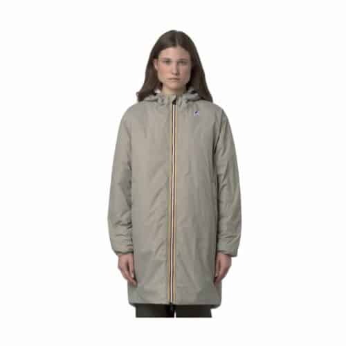 K-WAY Eiffel Orsetto green oak veste longue