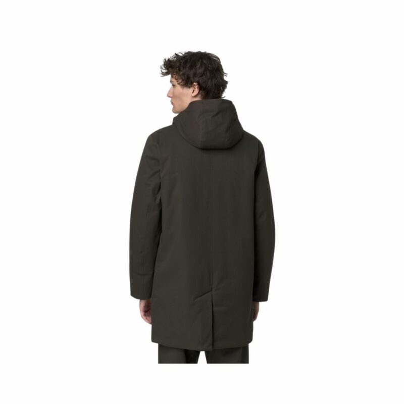 parka longue homme jarno k-way black olive marron chez sport aventure à Orange