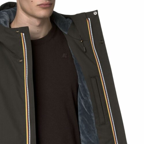 K-WAY JARNO black olive parka longue