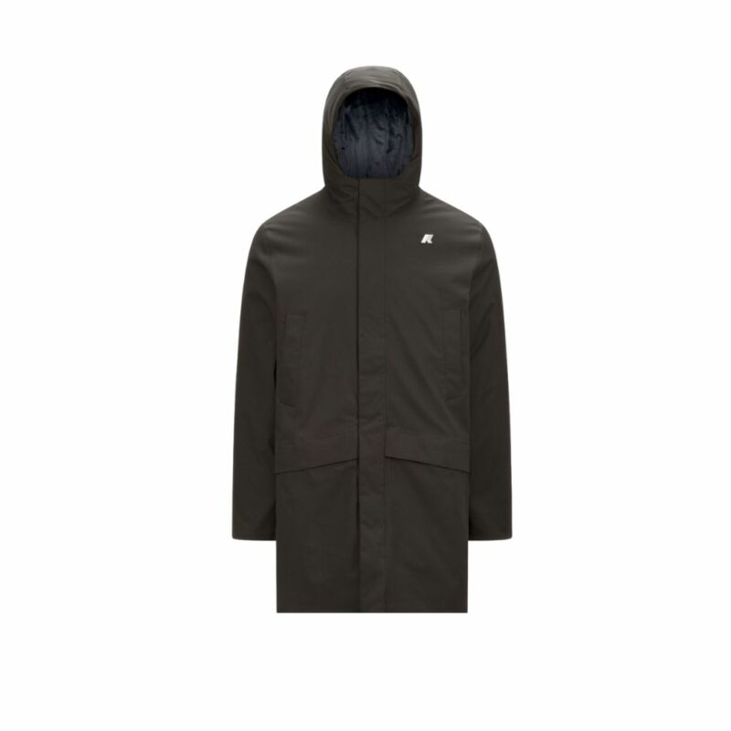 parka longue homme jarno k-way black olive marron chez sport aventure à Orange