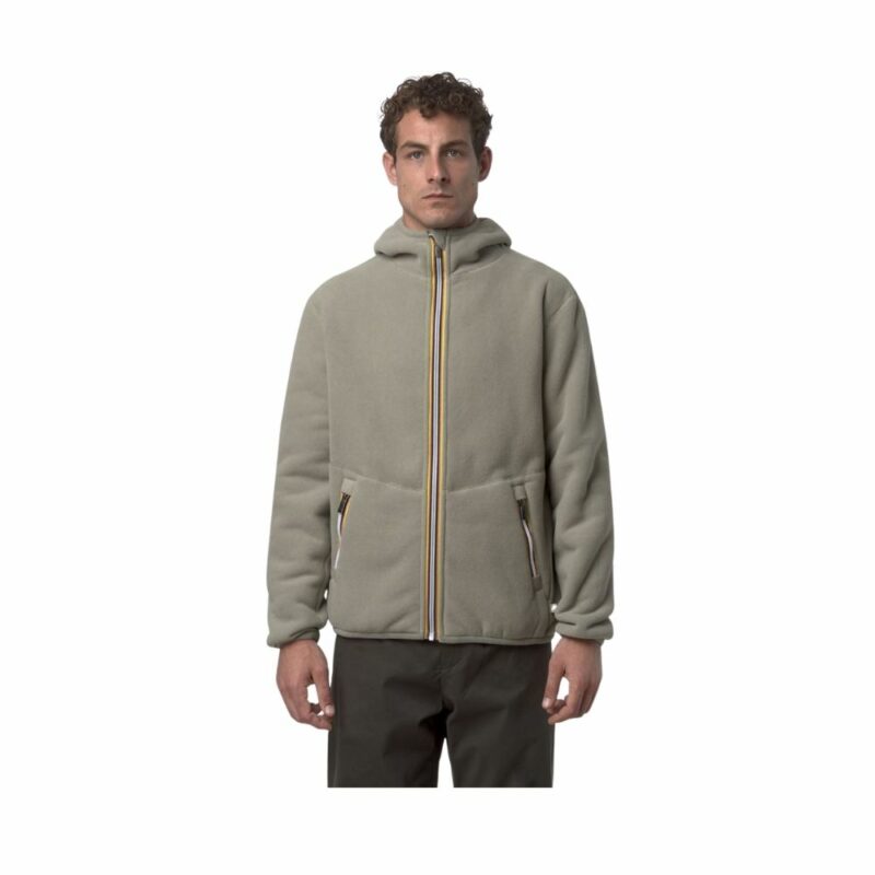 polaire k-way jack sherpa a capuche green réversible chez sport aventure à Orange