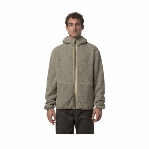 K-WAY Polaire Jack sherpa green réversible