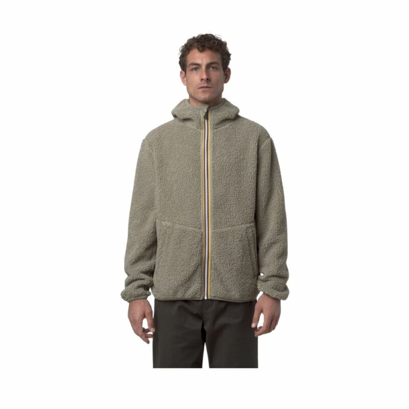 polaire k-way jack sherpa a capuche green réversible chez sport aventure à Orange