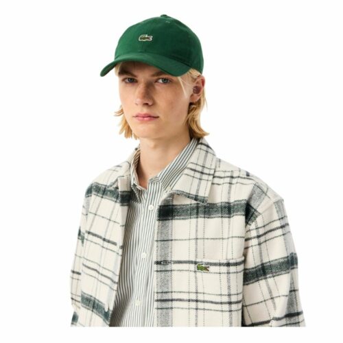 LACOSTE Surchemise à carreaux écru