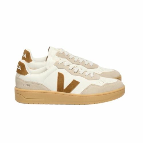 VEJA V-90 leather camel homme