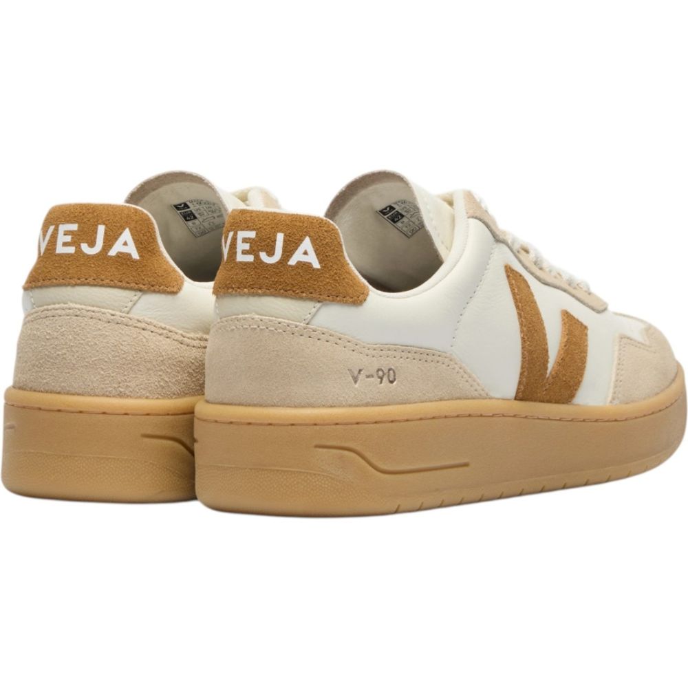 chaussures veja v-90 LEATHER BEIGE CAMEL chez sport aventure à Orange