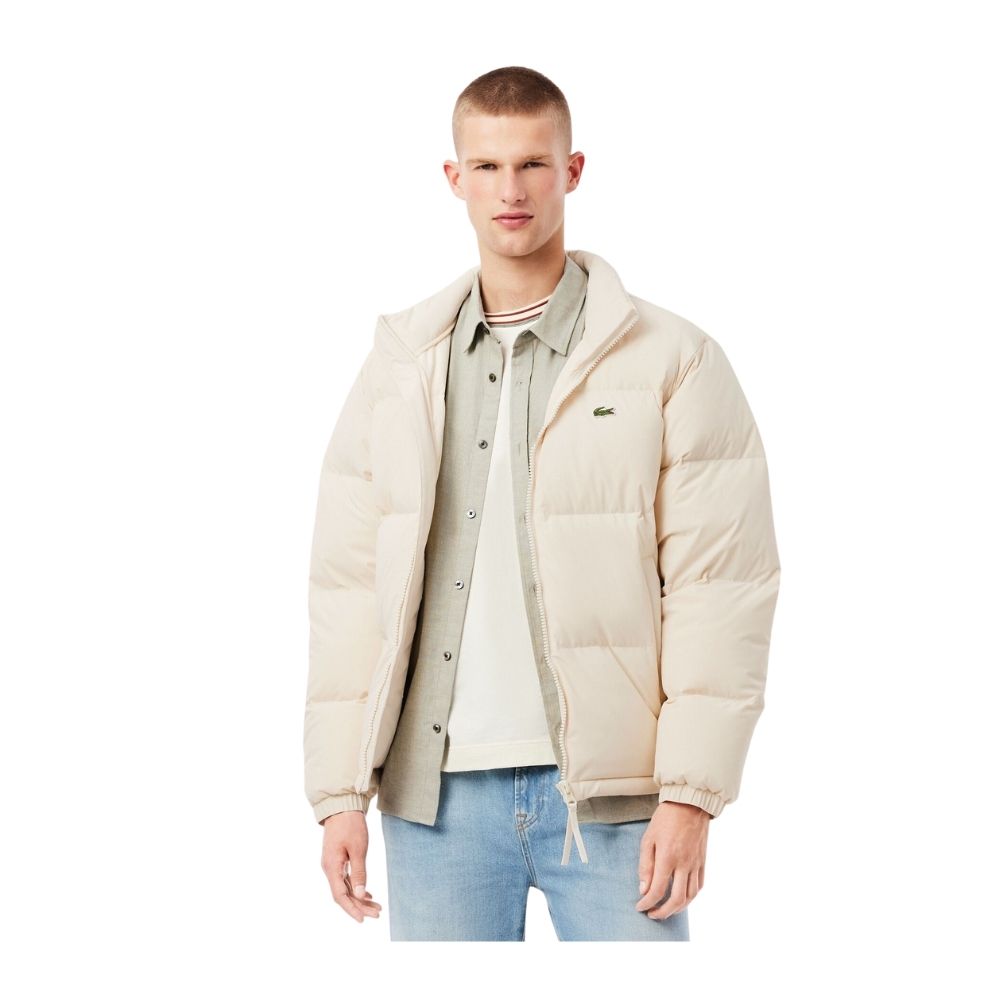 doudoune en duvet lacoste écru chez sport aventure à Orange