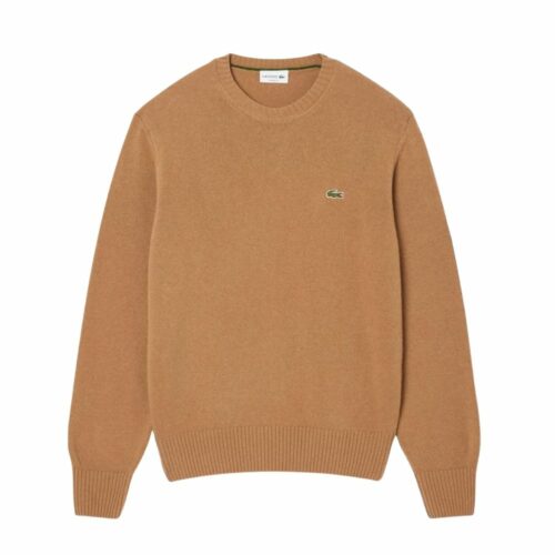 LACOSTE Pull laine uni camel