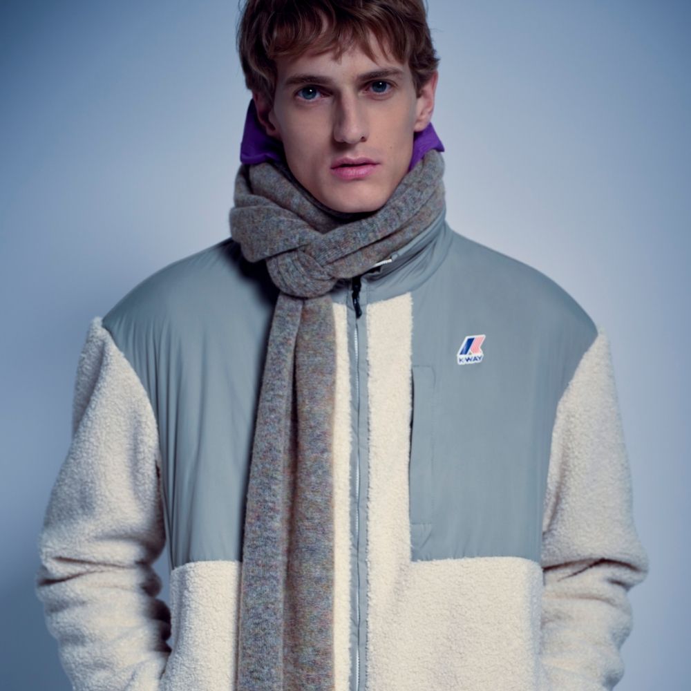 polaires k-way samson bi-colore pour homme et femme sherpa chaude