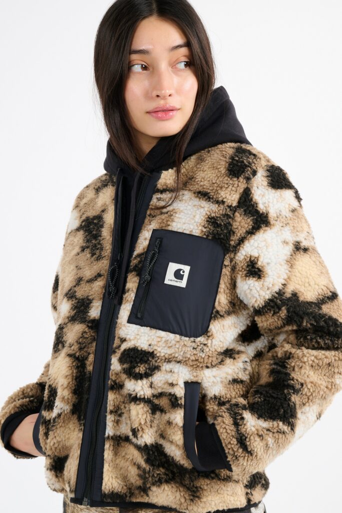 polaire femme carhartt beige camouflage