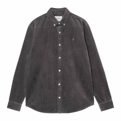 CARHARTT Madison chemise velours graphite
