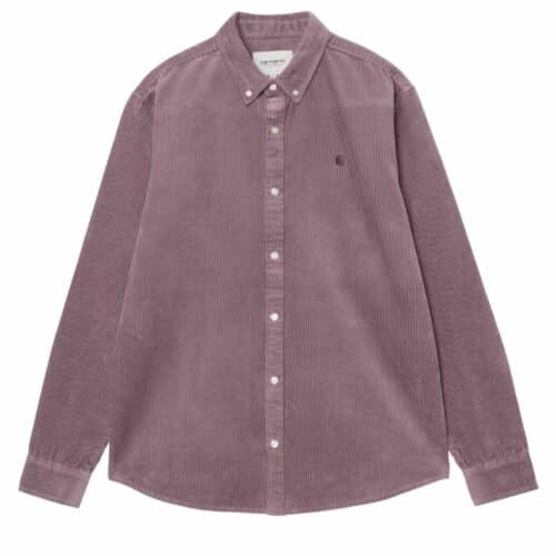 CARHARTT Madison chemise velours violine