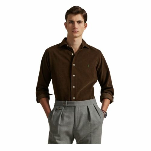 RALPH LAUREN Chemise velours brown
