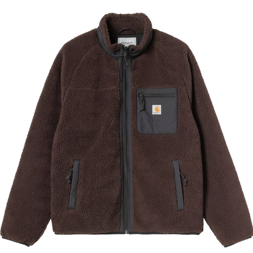 veste polaire carhartt wip marron brown palissander Prentis liner chez Sport Aventure à Orange