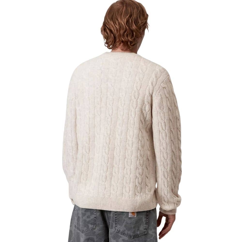 pull carhartt signature écru a torsade chez sport aventure à Orange