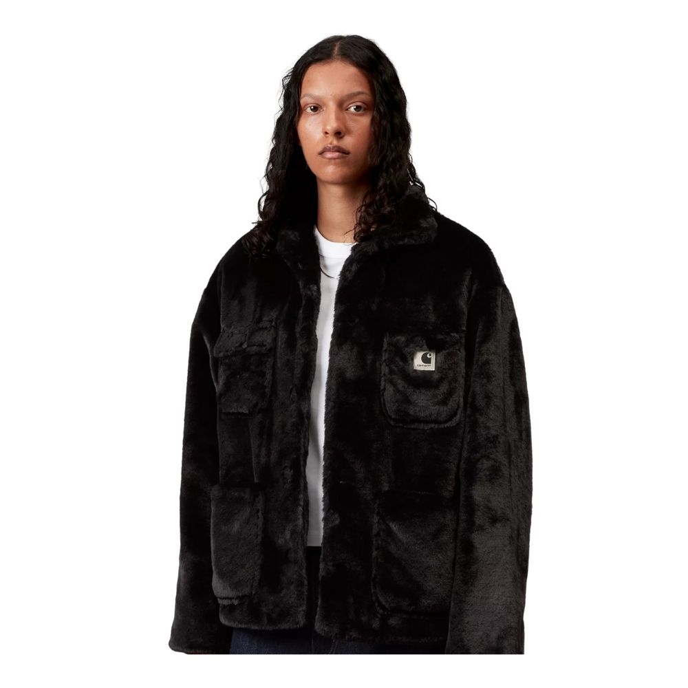 veste fourrure carhartt femme W'Olney michigan black. Veste noire carhartt femme chez sport aventure à Orange