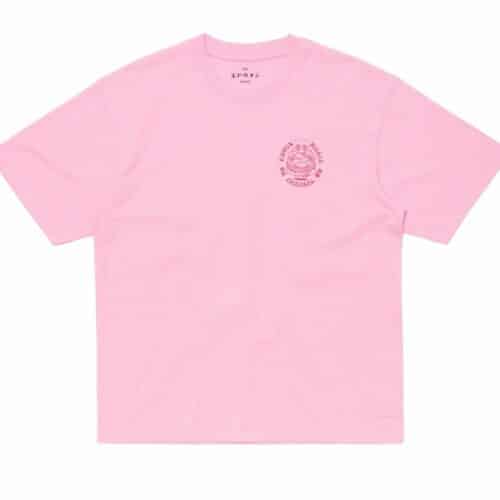 EDWIN T-shirt Music channel pink