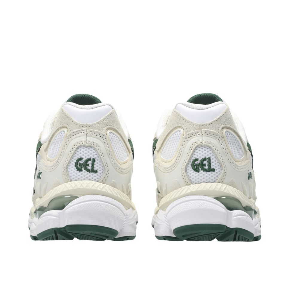 CHAUSSURES aSICS GEL nyc NEW YORK ivory green vert chez sport aventure à Orange