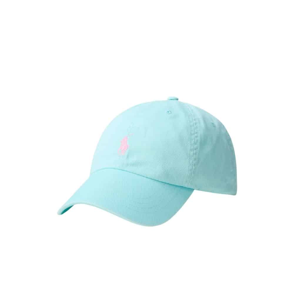 Casquette ralph lauren en coton vert clair aqua chez sport aventure à Orange