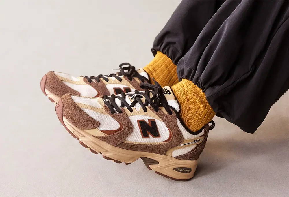 chaussures femme new balance 530 marron brown chez sport aventure à Orange