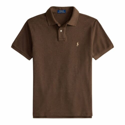 RALPH LAUREN Polo slim brown