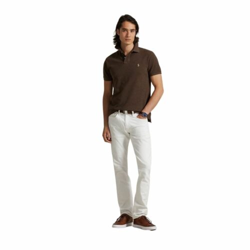 RALPH LAUREN Polo slim brown