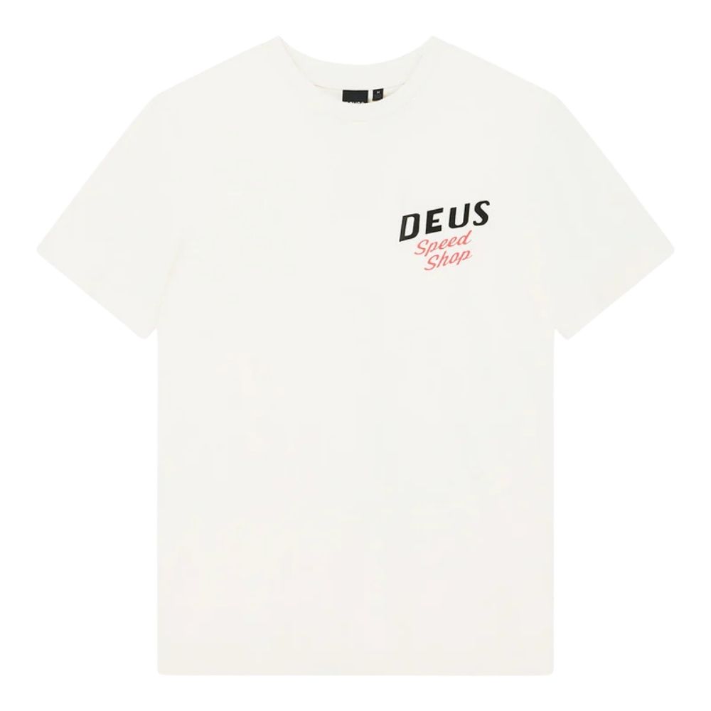 deus ex machina t-shirt dogleg tee dirty white chez sport aventure à Orange