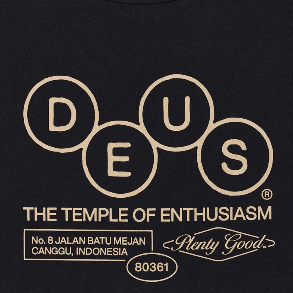 DEUS T-shirt mechanism black deus ex machina chez sport aventure à Orange