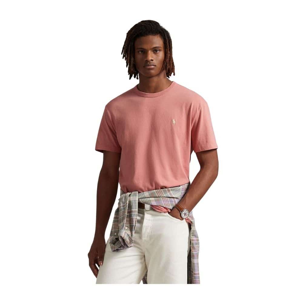 t-shirt pink rose ralph lauren chez sport aventure à Orange