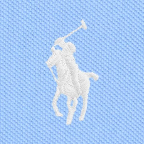 RALPH LAUREN Polo coton piqué ciel