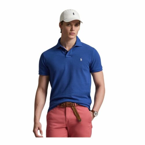 RALPH LAUREN Polo coton piqué royal