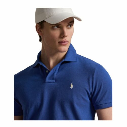 RALPH LAUREN Polo coton piqué royal