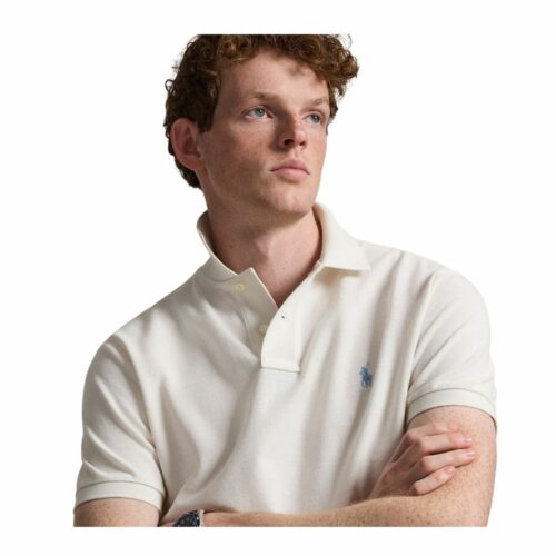 RALPH LAUREN Polo coton piqué cream