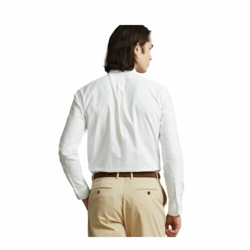 RALPH LAUREN Chemise Oxford white broderie multico