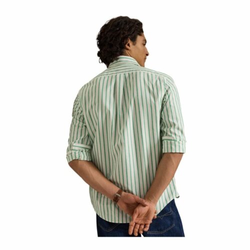 RALPH LAUREN Chemise Oxford rayure large green