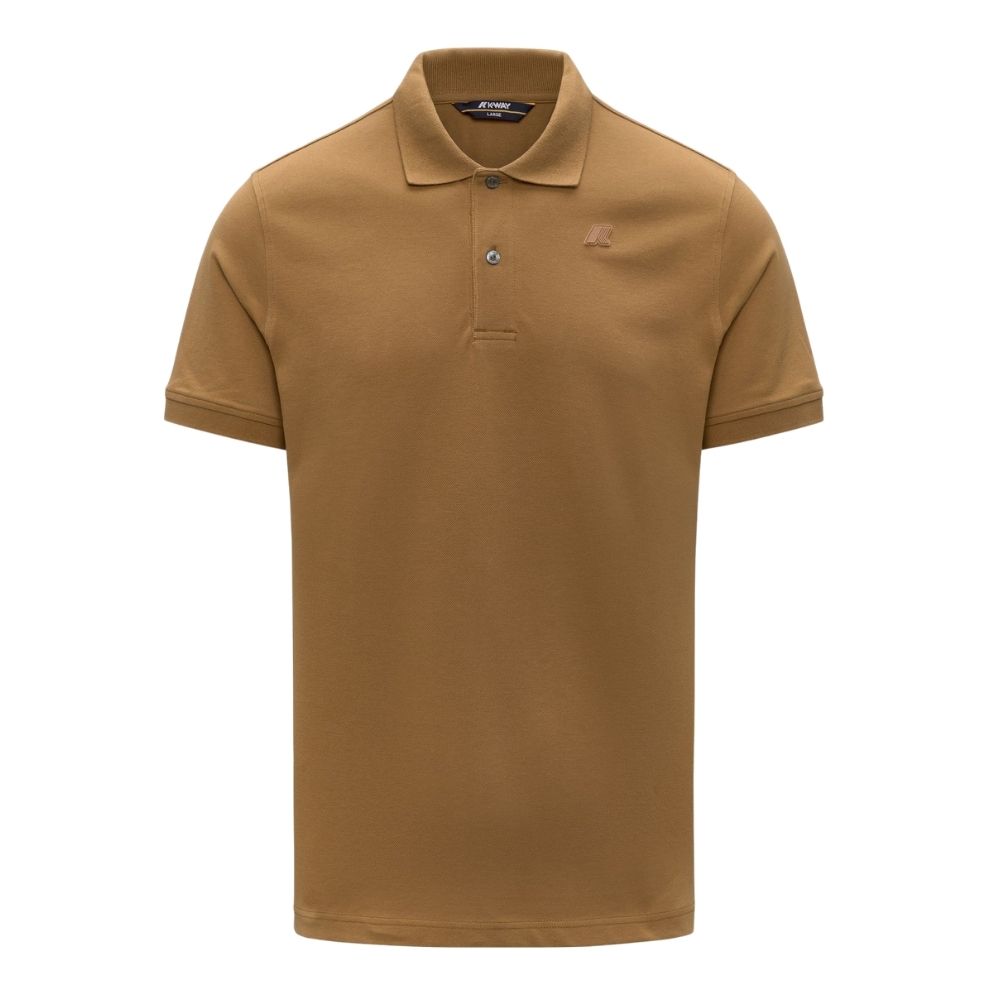 polo K-way Amédée brown en piqué de coton stretch chez sport aventure à Orange