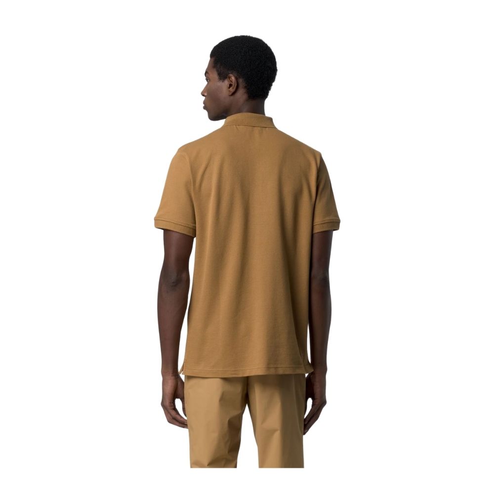 polo K-way Amédée brown en piqué de coton stretch chez sport aventure à Orange