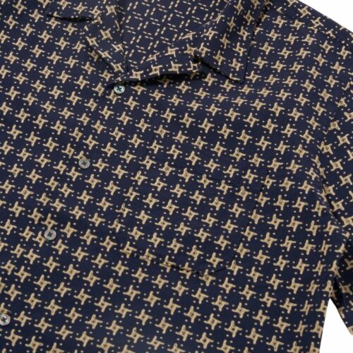 UNIVERSAL WORKS chemise Rhodes navy