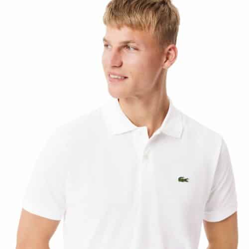 LACOSTE Polo classique blanc