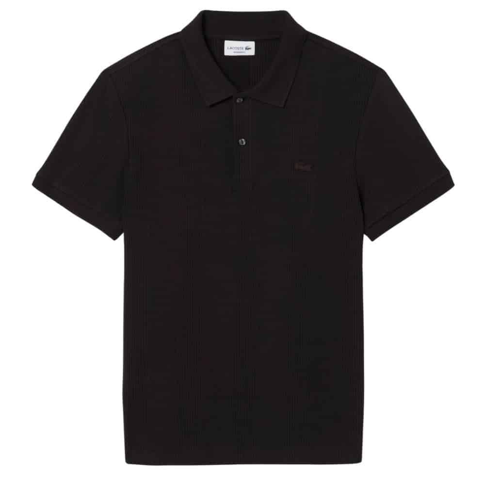 polo Lacoste jersey de coton à côtes marron buffle chez sport aventure à Orange