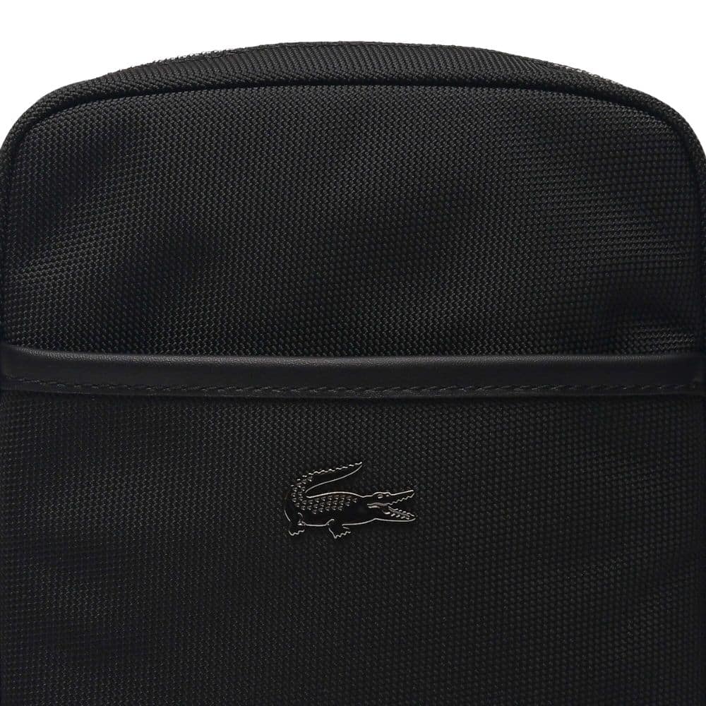 sacoche lacoste noir vertical en polyester chez sport aventure à Orange