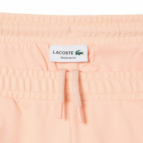 LACOSTE Short jersey texturé pêche