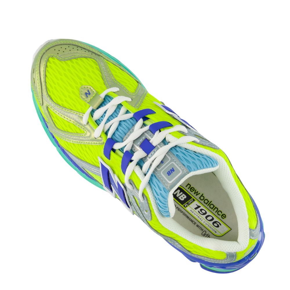 chaussures new balance jaune yellow alkaline green chez sport aventure à Orange