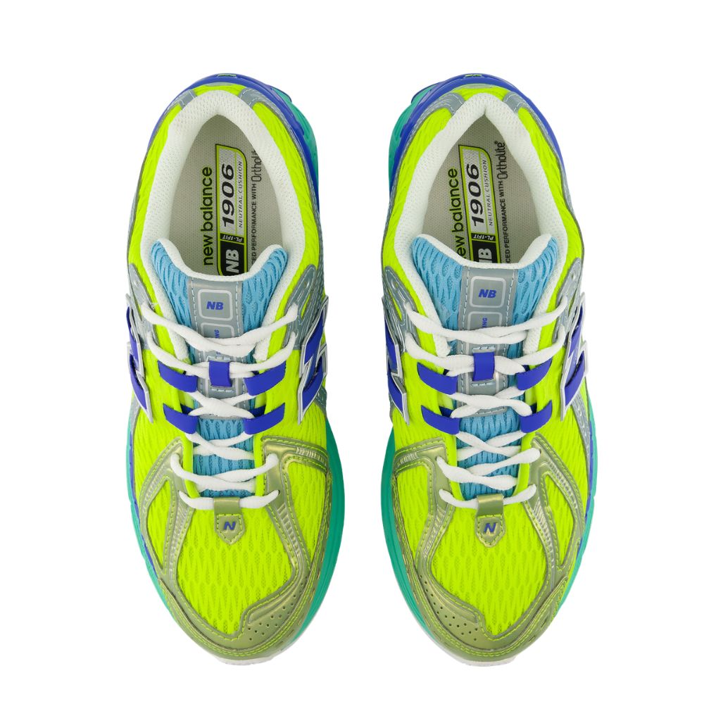 chaussures new balance jaune yellow alkaline green chez sport aventure à Orange