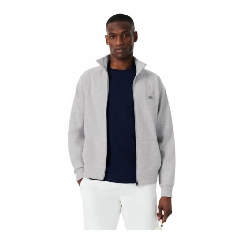 LACOSTE sweatshirt zippé gris